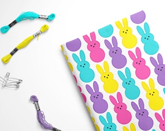 Easter Bunny Print Felt Sheet (9x12 inch)