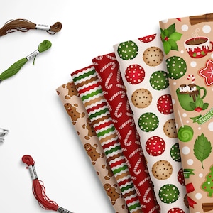 Gingerbread Felt, Christmas Felt, Christmas Felt, Felt Sheets, Craft Felt, Gingerbread Man Felt, Candy Cane Felt, 5 Design Choices