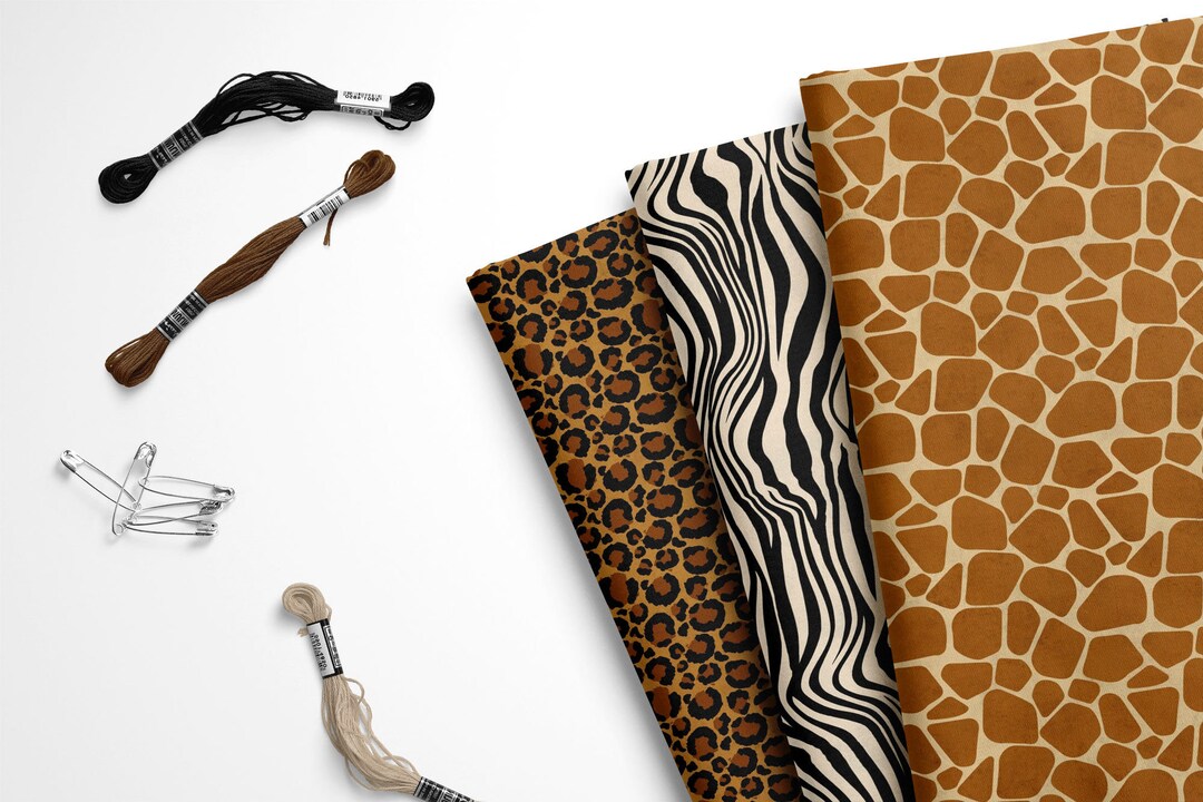 Animal Print Felt, Zebra Print Felt, Leopard Print Felt, Giraffe Print ...