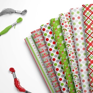 Christmas Felt, Christmas Elephant Felt, Christmas Plaid Felt, Elephant Felt, Felt Sheets, Craft Felt, Seasonal Felt