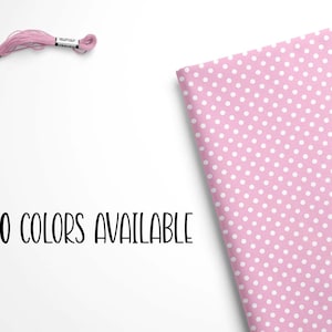 Polka Dot Felt, Polka Dot Fabric, Dot Felt, Dot Fabric, 100 Color Choices