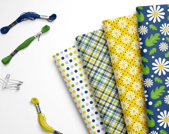 Daisy Felt, Flower Felt, Summer Felt, Felt Sheets, Craft Felt, Daisy Fabric