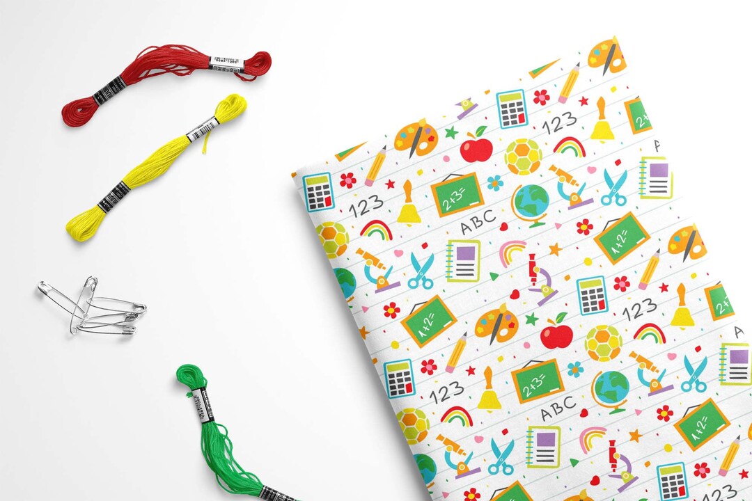 School Felt, School Fabric, School Supply Felt, School Supply Fabric