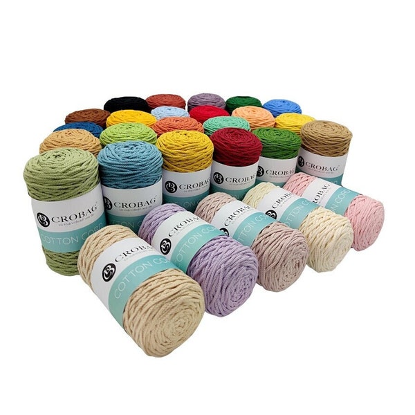 45,00 EUR/kg Cotton Cord 3mm Makramee