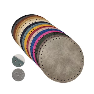 Taschenboden Ø 20cm, rund, Kunstleder