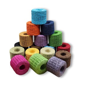 Filato di rafia Crobag avvolto, ca. 100g / 200m / 78,00EUR/kg