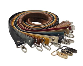 85 cm strap with carabiner made of artificial leather