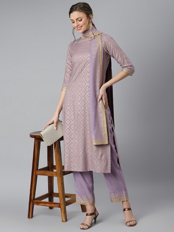 Lavender kurtis top