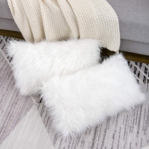 Faux Fur Chair Throw Etsy