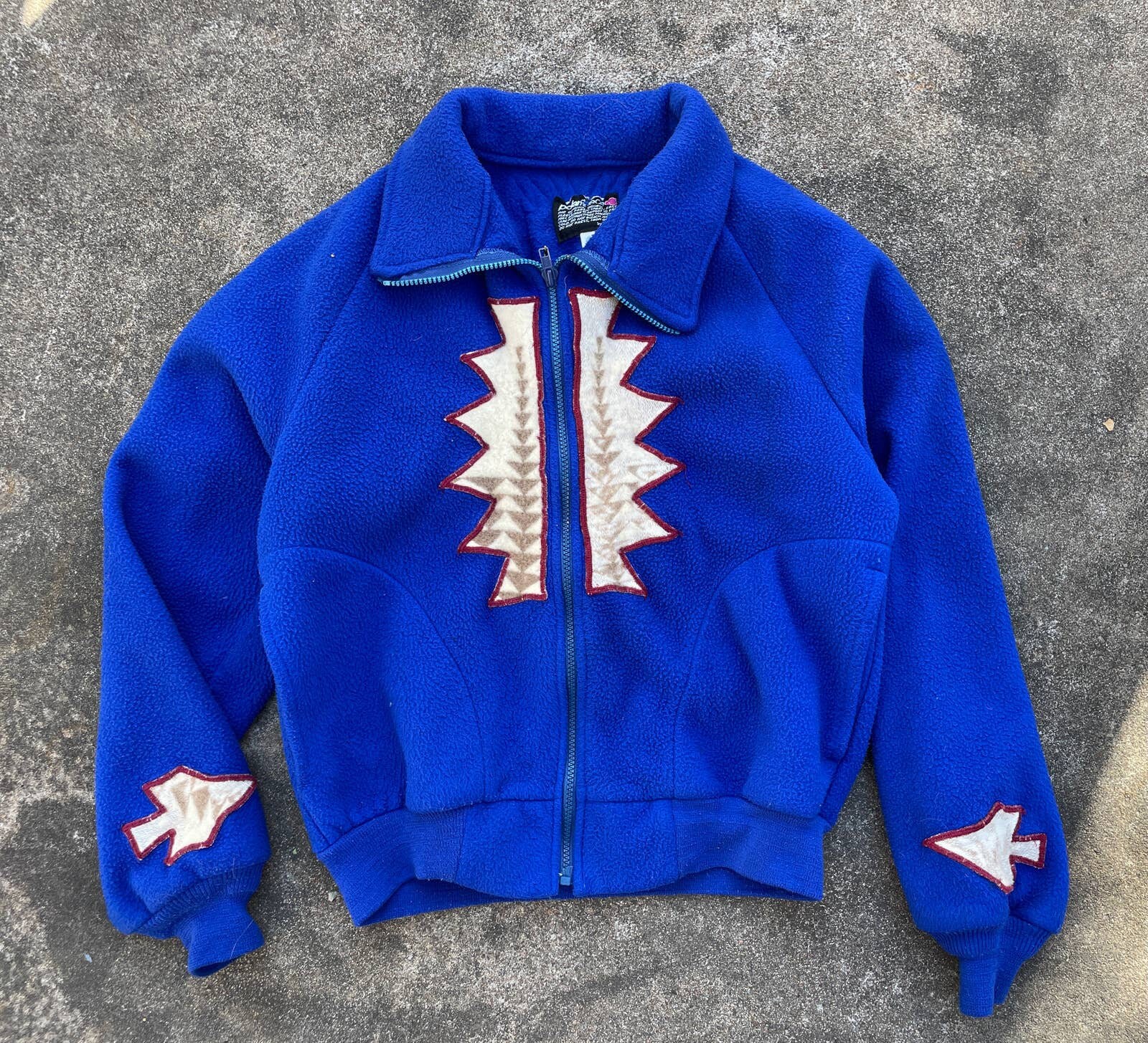 1980s Polartec by Malden Mills Fleece Jacket W/ Pendleton