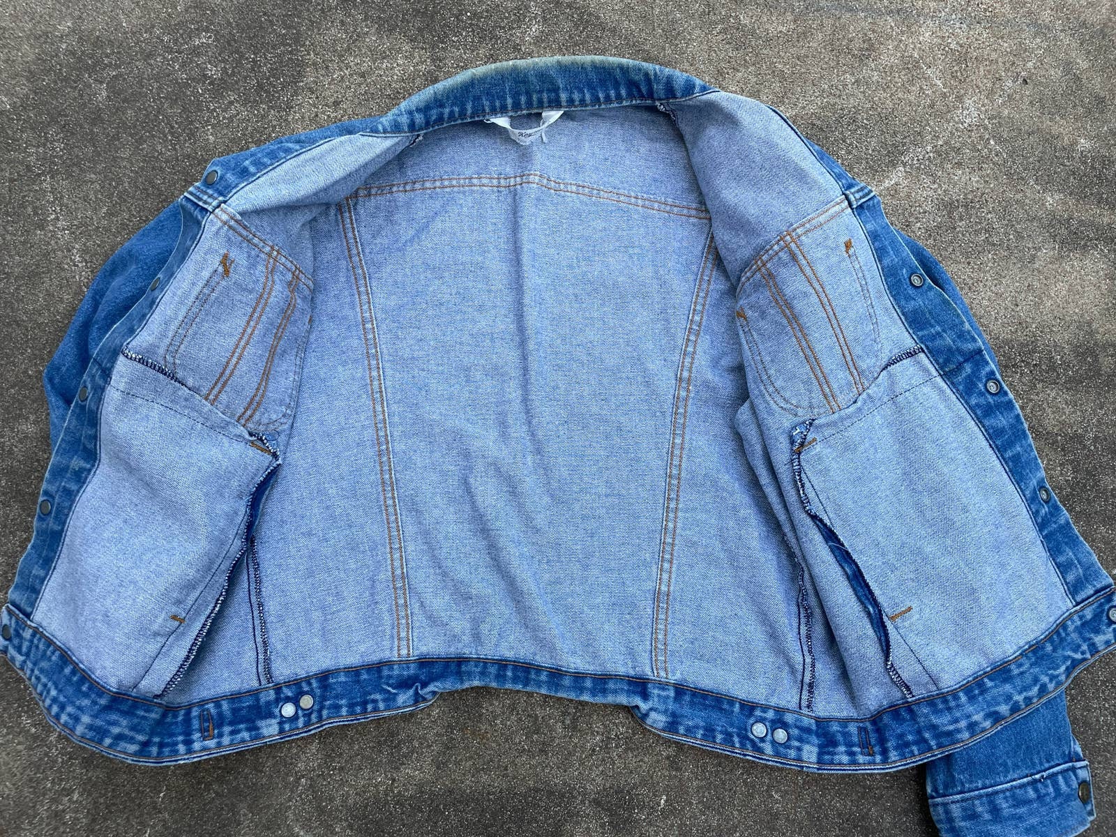 Vintage 1970s/80s Key Imperial Denim Jacket // Workwear Western