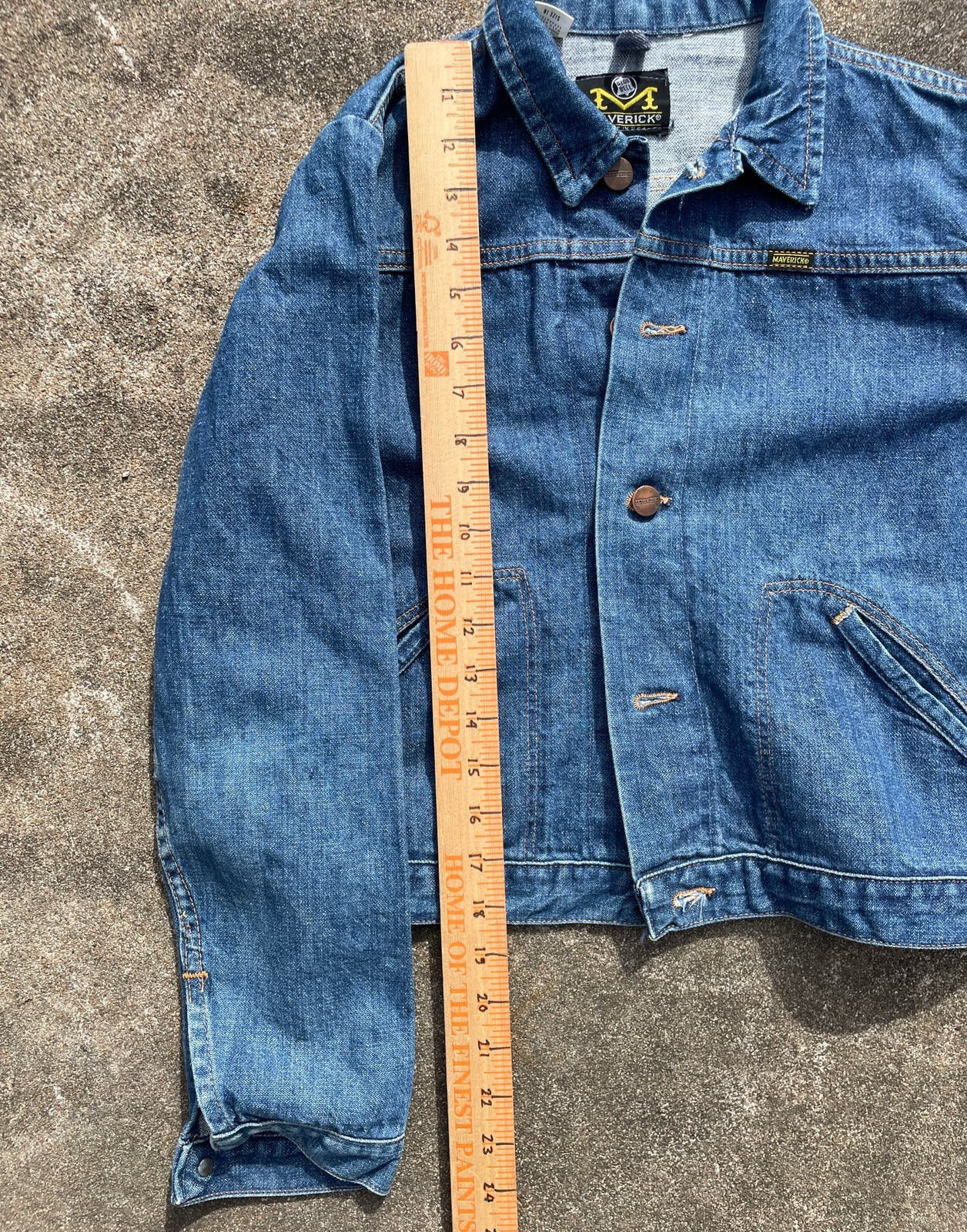 Vintage 1960s 70s Maverick Blue Bell Redline Selvedge 2 Vintage 1960s 70s Maverick Blue Bell Redline Selvedge 2