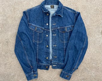 Vintage 40s WW2 LEE COWBOY Type 1 Selvedge Denim Jacket