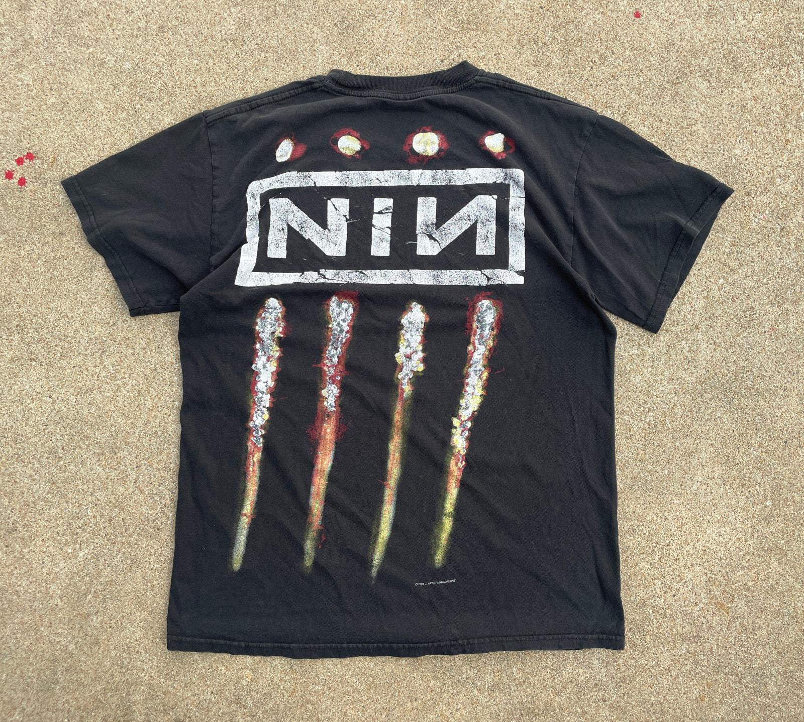 Nine inch nails shirt vintage - Etsy 日本