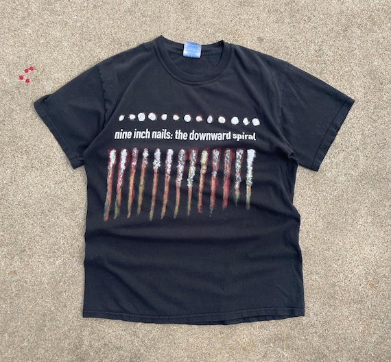 Y2k M&O Tag 1994 NIN Nine Inch Nails Downward Spiral Tour Tee