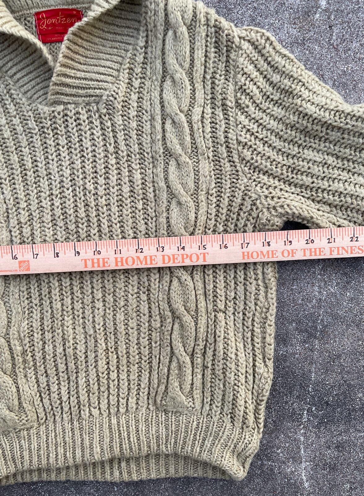 ☺*︎様 OLD Lambs wool sued knit Vintage 1950s Jantzen Mohair Wool Alpaca Cableknit Shawl