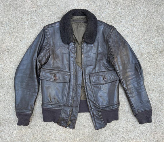 Vintage USN G-1 Flight Jacket - Gem Vintage USN G-1 Flight Jacket - Gem