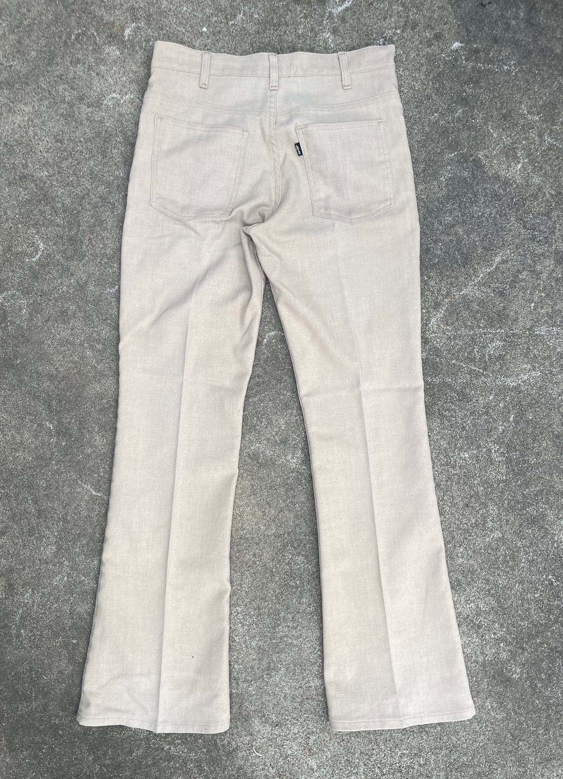 Vintage 1960s 70s Levi's Big E Sta-prest Pleated Flare Leg Vintage 1960s 70s Levi's Big E Sta-prest Pleated Flare Leg