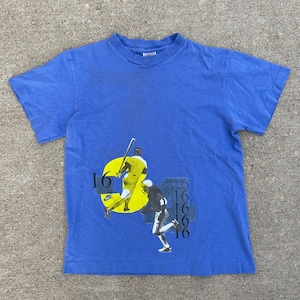 VIntage Nike Gray Tag Single Stitch Sports Score Tee // M/XS S // Made in USA Baseball Football