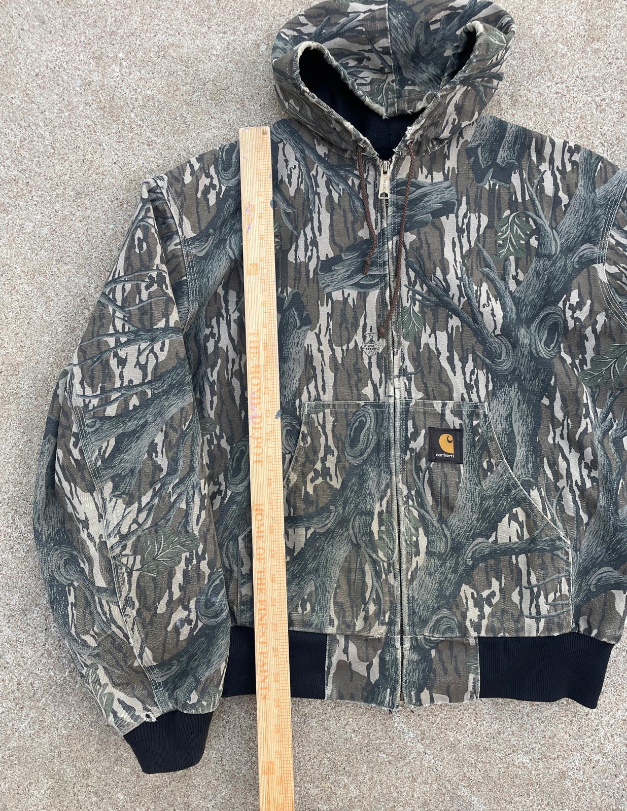 1993 Carhartt JR345 Mossy Oak Treestand Camo Thermal Lined Jacket