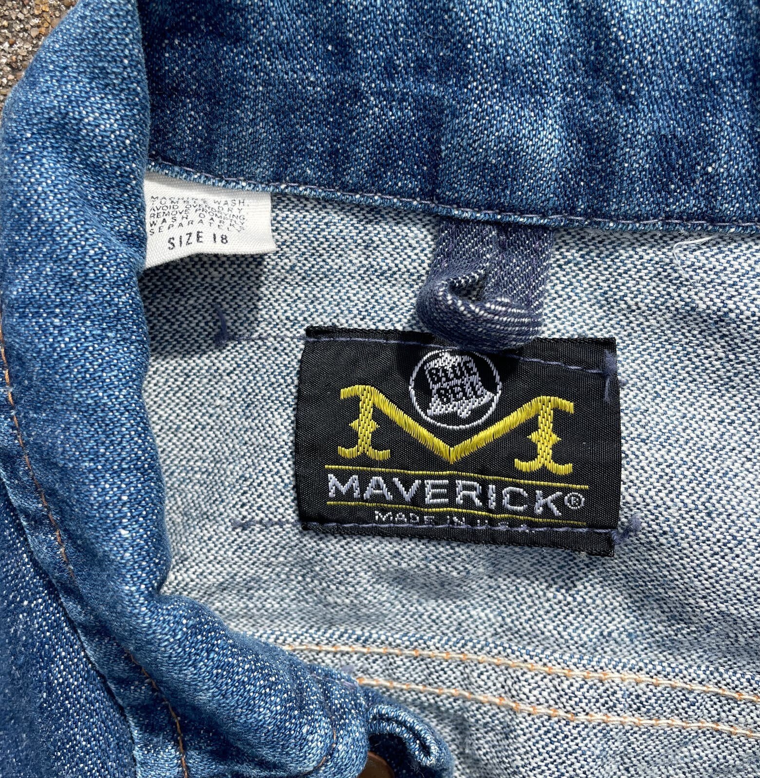 Vintage 1960s 70s Maverick Blue Bell Redline Selvedge 2