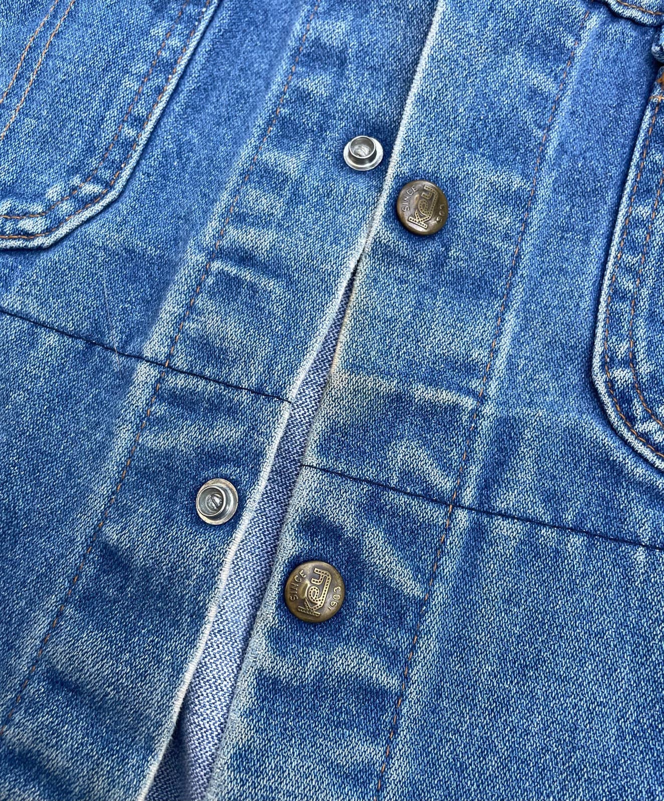 Vintage 1970s/80s Key Imperial Denim Jacket // Workwear Western