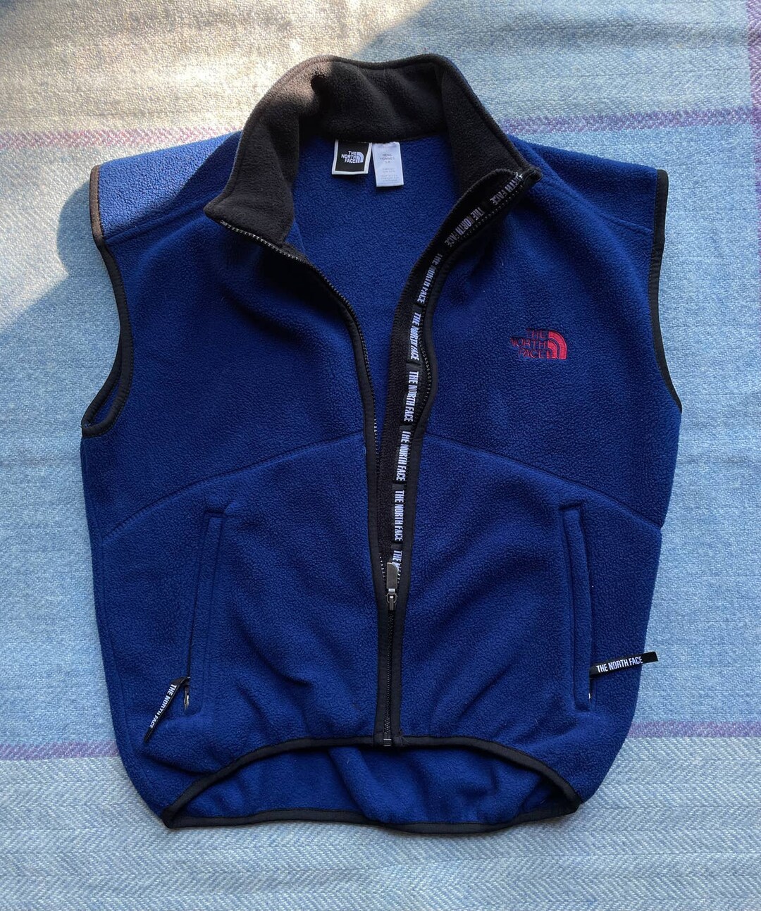 Vintage 90s TNF the North Face Made in USA Polartec Spellout Fleece