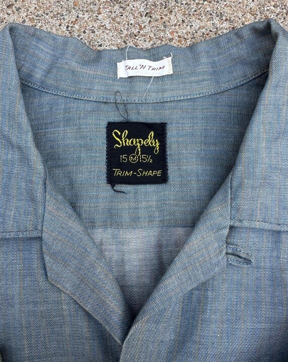 1950s Shapely 'Trim Shape' Two-Tone Loop Collar S… - image 3