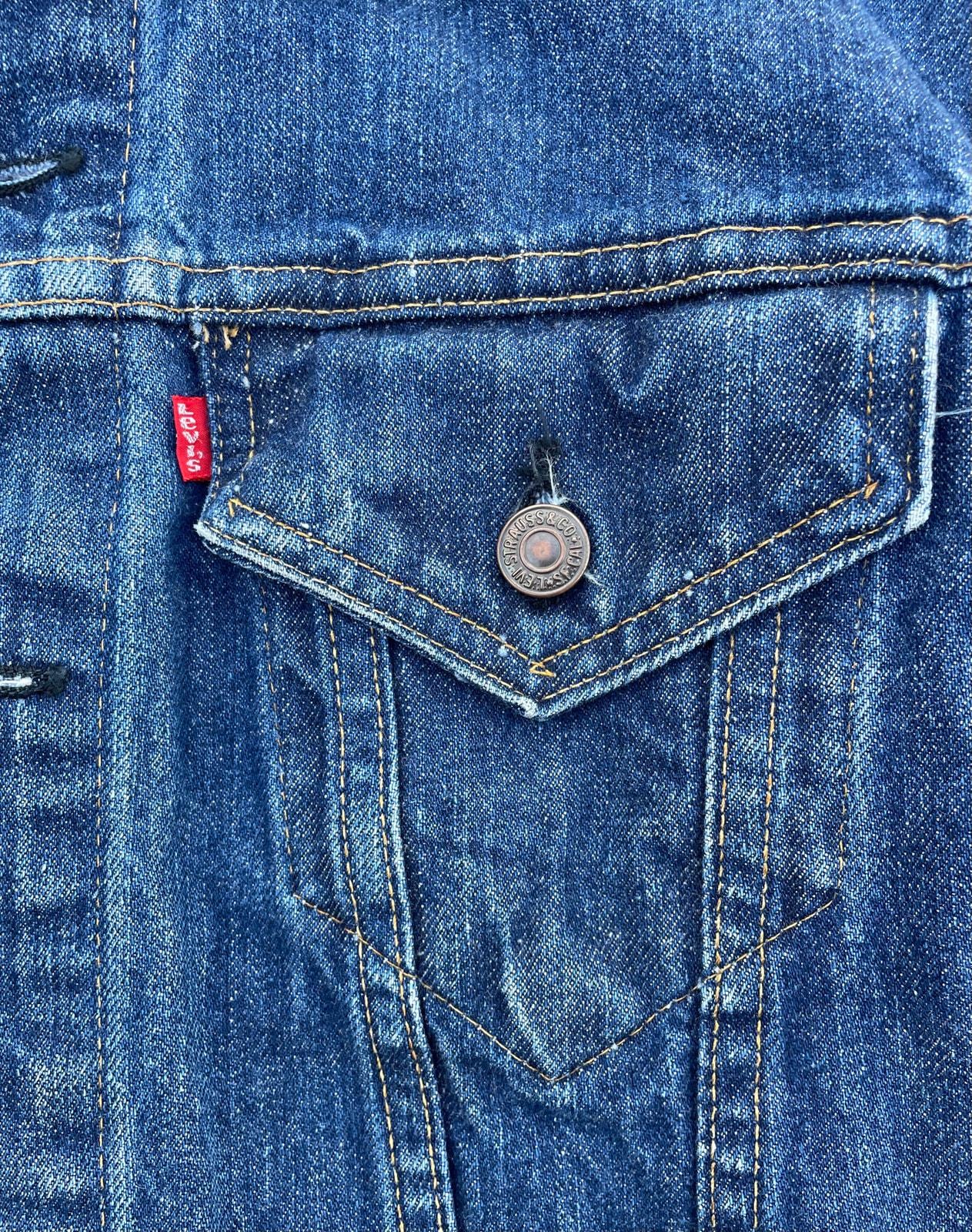 1970s Vintage Levi's #52 Button Stamp Type III Trucker