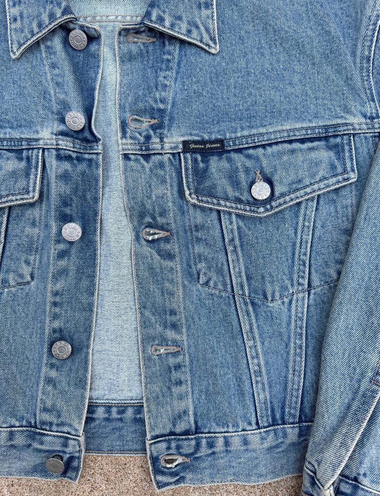 1990s Guess Jeans USA Made Classic Boxy Short Denim Jacket