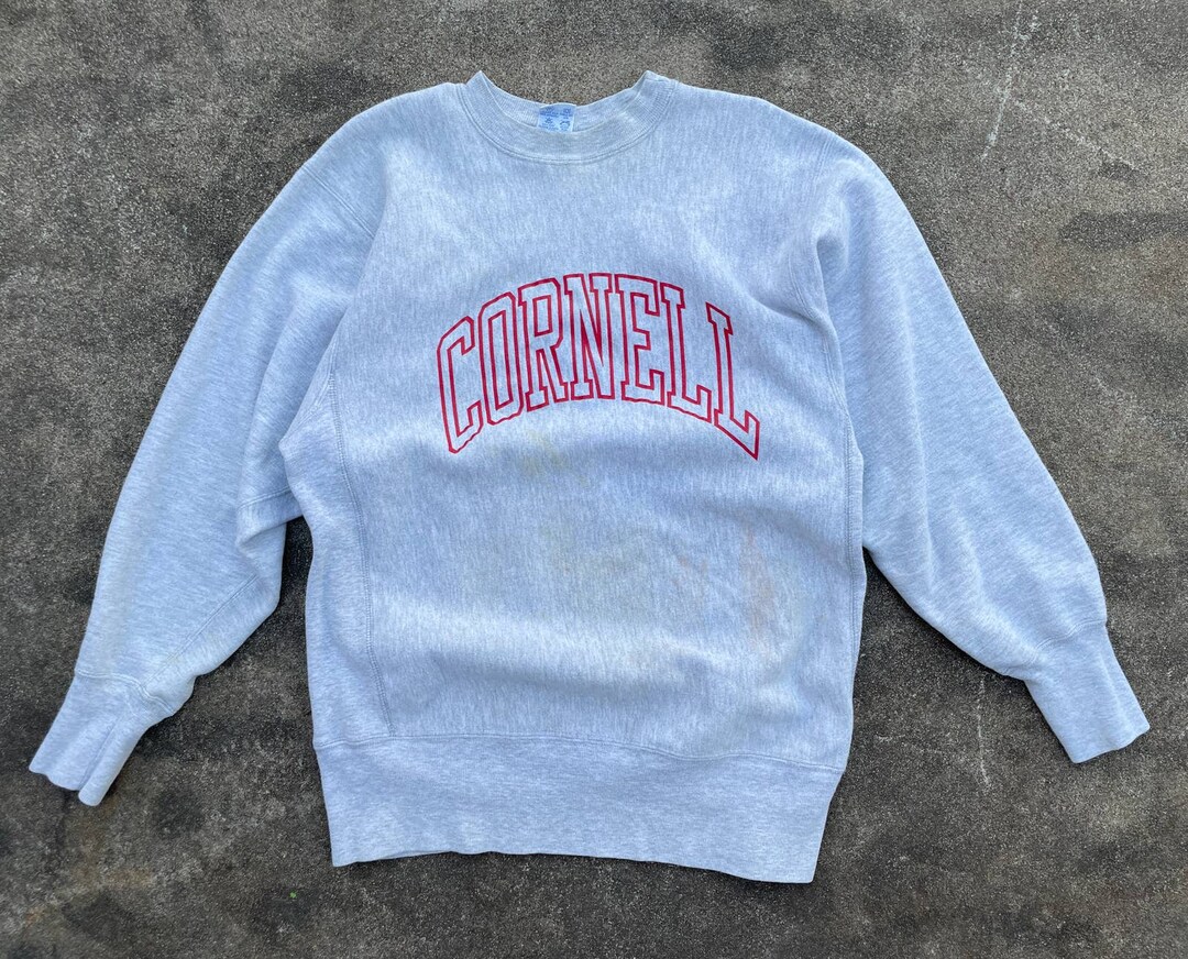 90'S Bassett-Walker Cross Grain Reverse Wave College Sweatshirt, Made in USA, Men's L /eaa468156