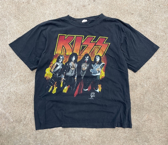 Vintage 1996/97 Kiss Alive Worldwide Tour Shirt // XL Large 