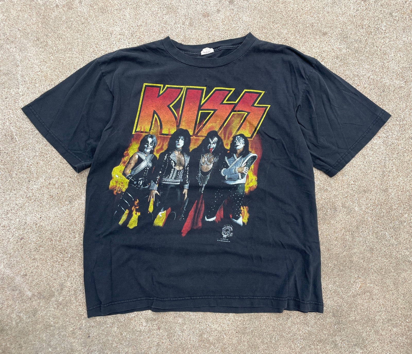 Vintage 1996/97 Kiss Alive Worldwide Tour Shirt // XL Large  