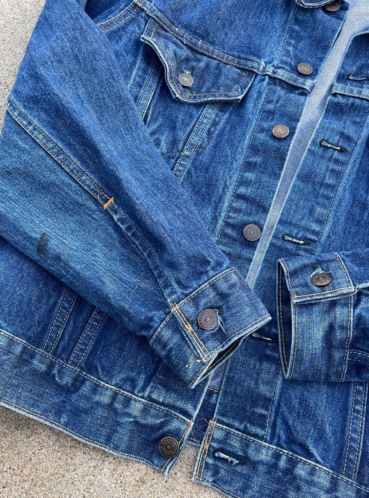 1970s Vintage Levi's #52 Button Stamp Type III Trucker