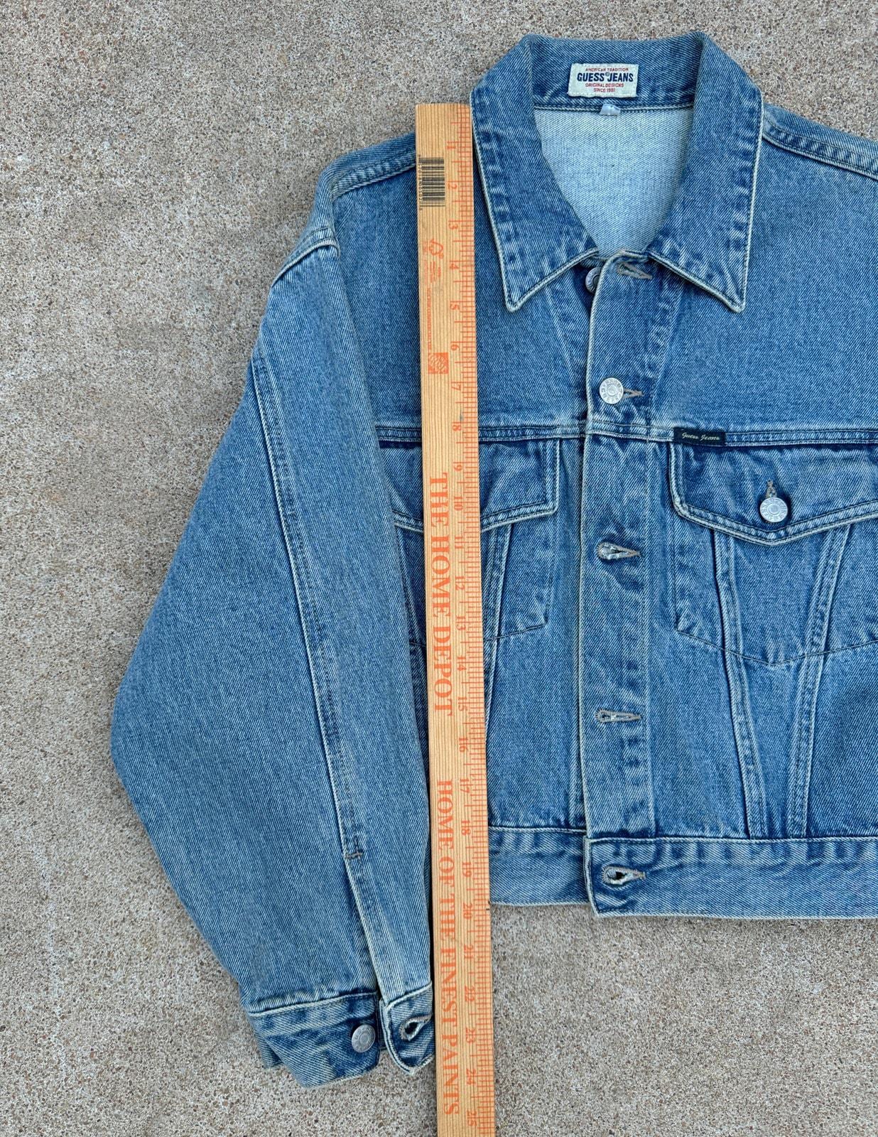 1990s Guess Jeans USA Made Classic Boxy Short Denim Jacket