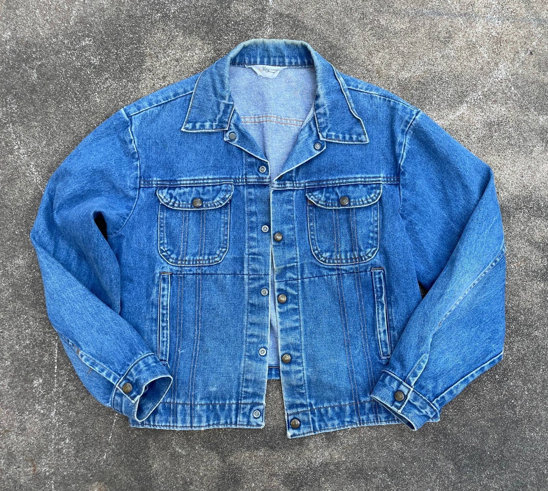 ジャケット・アウター 70's Key IMPERIAL vintage work jacket Vintage Key Imperial Denim Jacket: 1970s Workwear Trucker Jacket