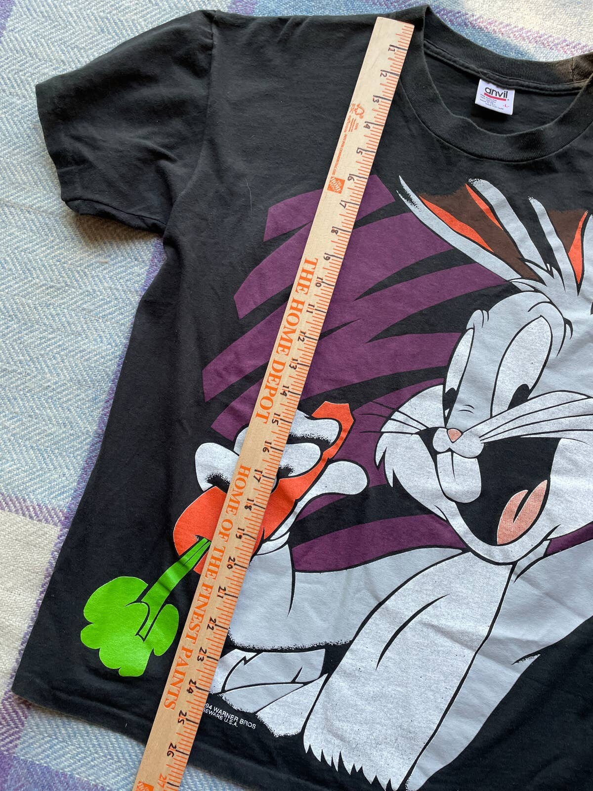 Maillot De Baseball Vintage Warner Bros. Looney Tunes – 1994 – Coton – Taille ?