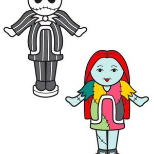 Jack & Sally Pin