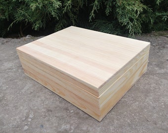 large wooden box