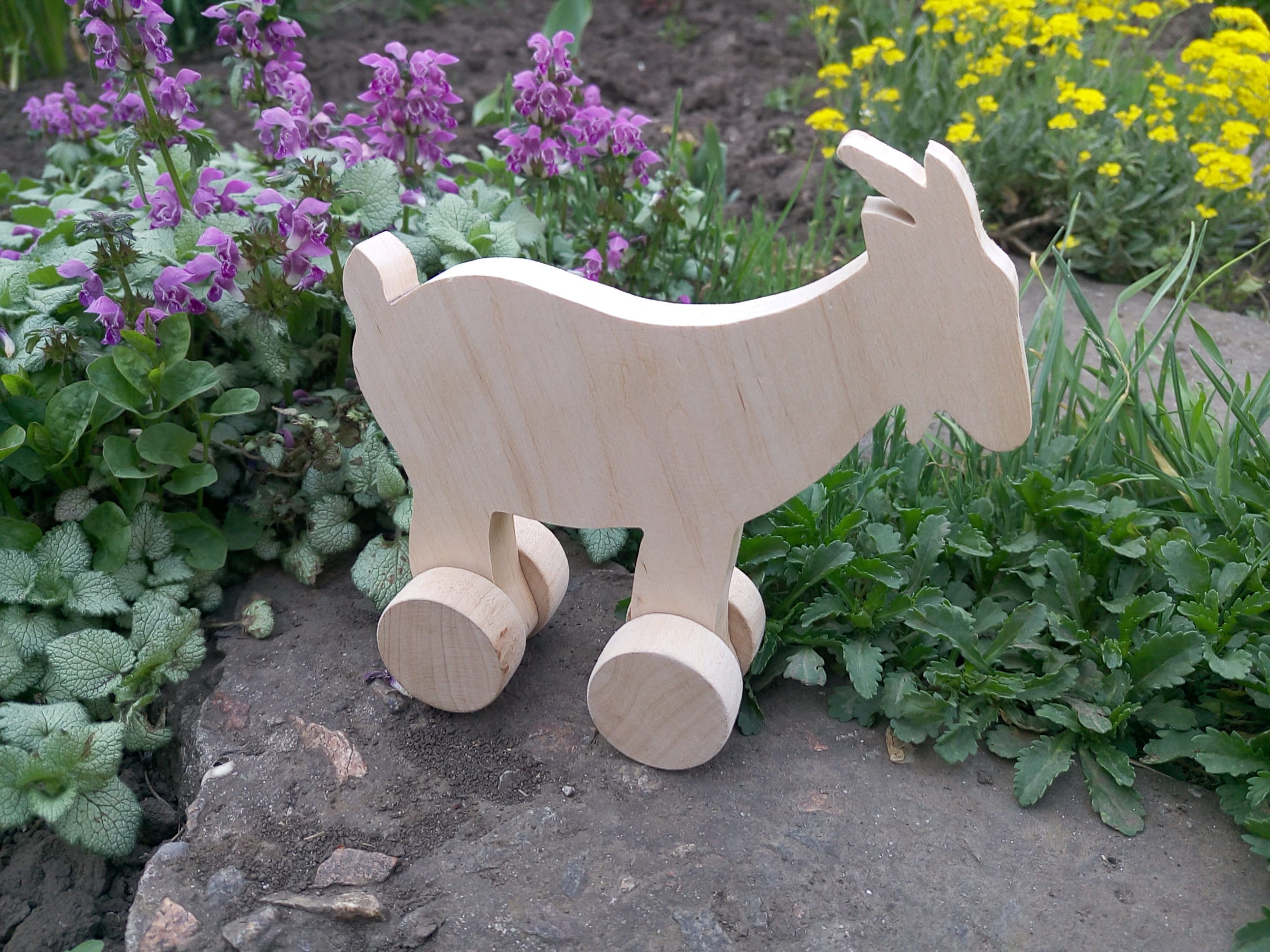 Natural Wooden toys animals Handmade Eco friendly toy for kids Etsy