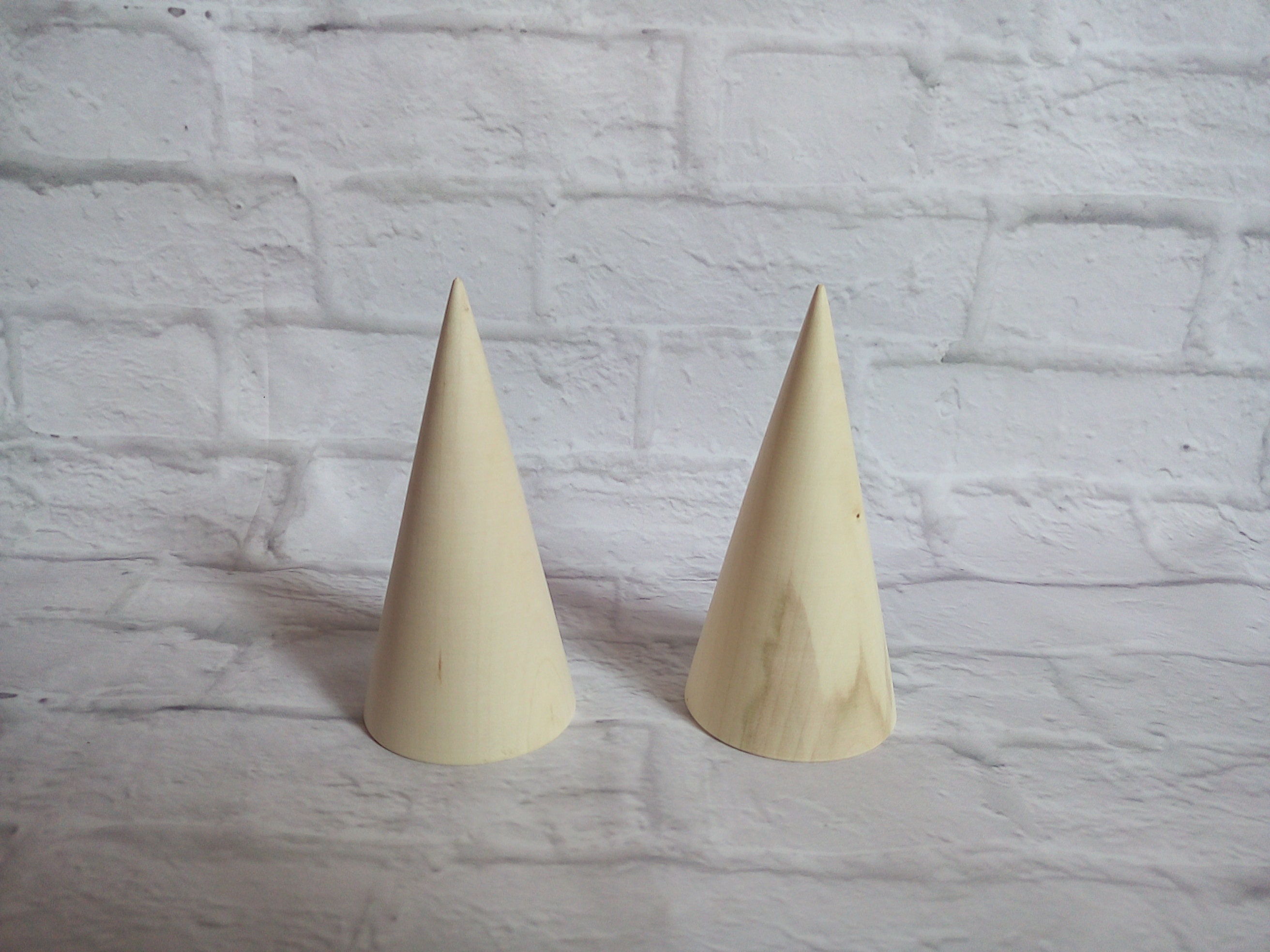 Wooden Cone Big wood cones Natural Eco friendly Wooden Etsy