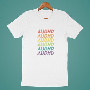 AuDHD T-Shirt - Autistic and ADHD - Neurodivergent - Unisex Cotton AuDHD Shirt - AuDHD Club