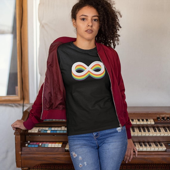 Rainbow Infinity Shirt - Neurodiversity - Autism - ADHD - Unisex T...