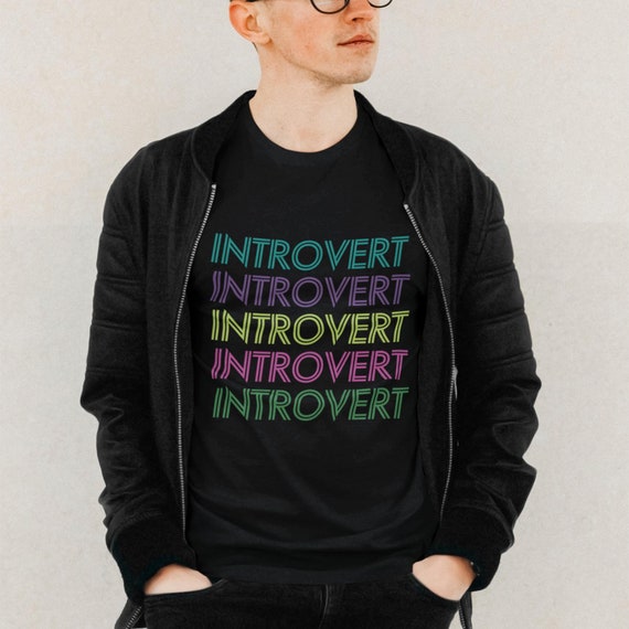 Introvert T-Shirt - Introvert Words - Retro - Unisex T Shirt - Graphic Tee