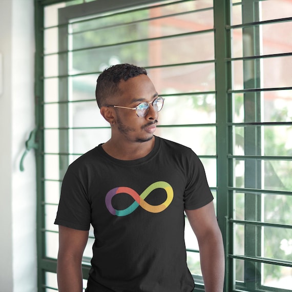 Infinity Rainbow Shirt - Neurodiversity - Autism - ADHD - Unisex T...