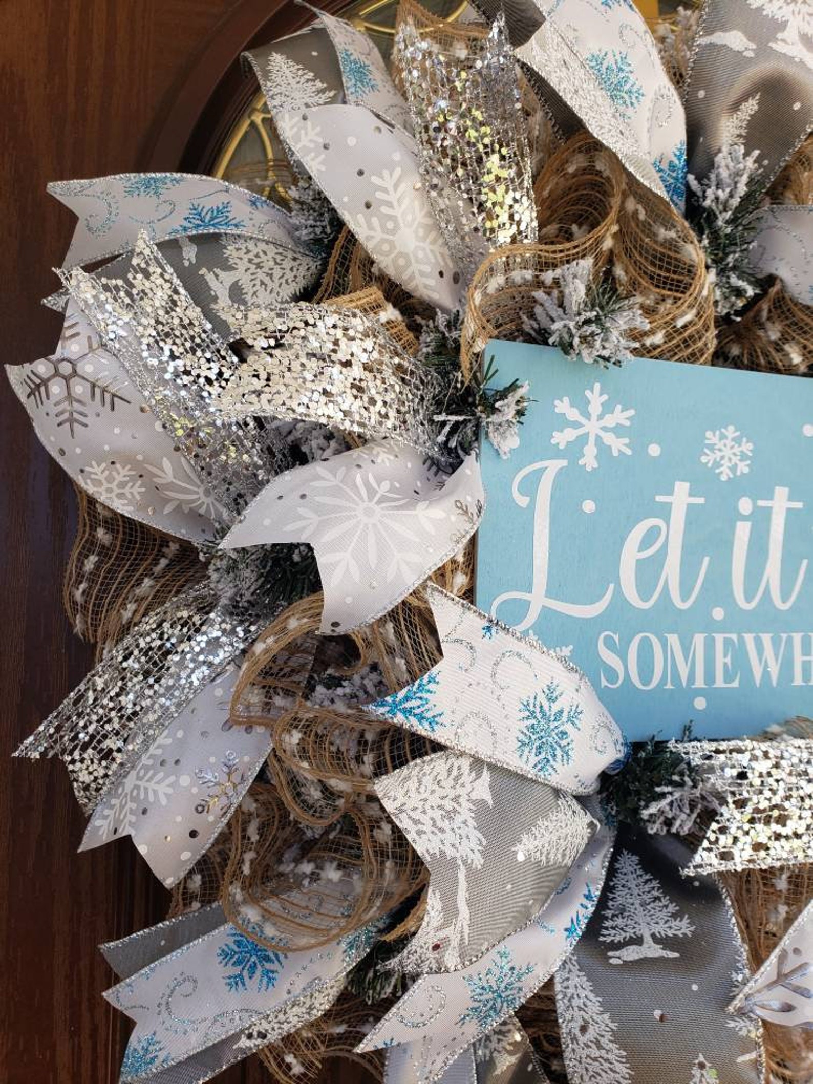 Winter Wreath, Let It Snow Somewhere Else Wreath, All Winter Wreath