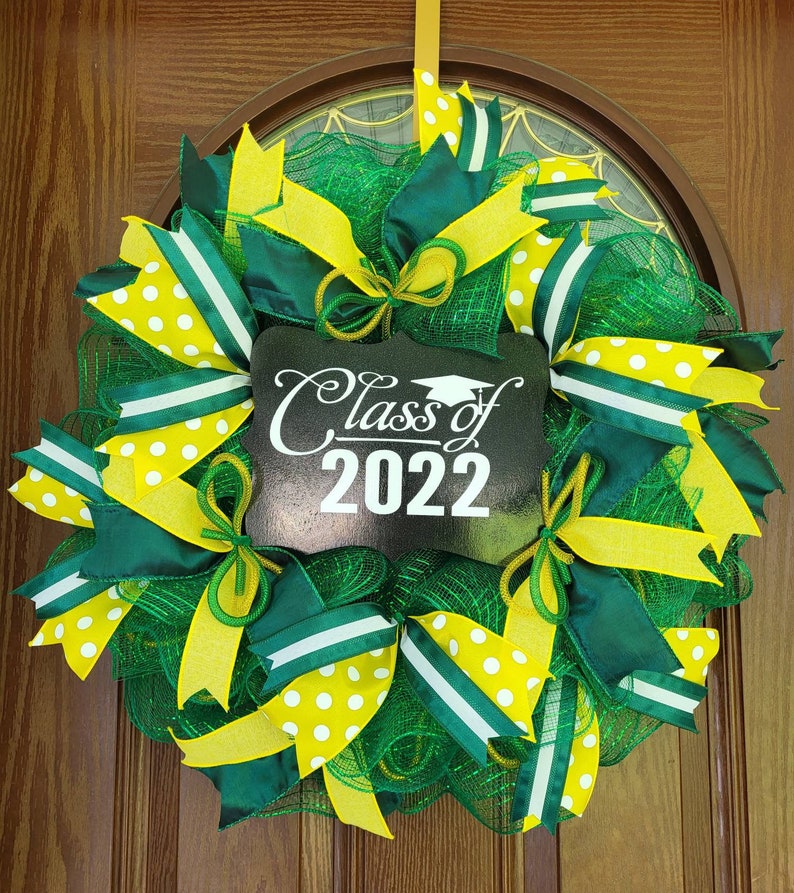 Class of 2022 Graduation Wreath Graduation Decorations 2022 Etsy