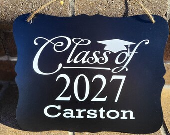 Gradudation Door Sign, Class of 2026 Graduation Sign, Graduation