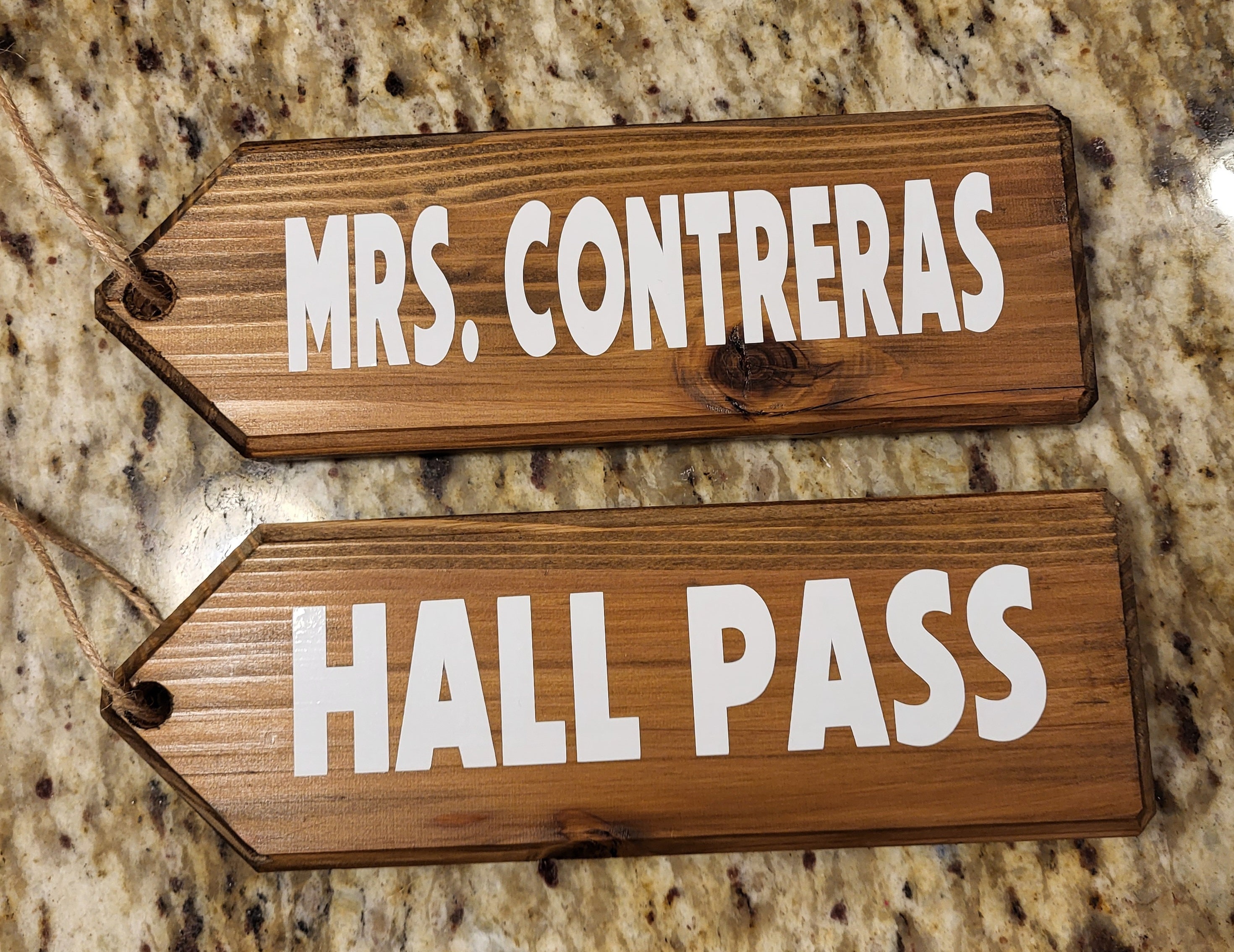 Hall Pass, Restroom Pass, Bathroom Pass, Classroom Pass, Teacher Gift ...