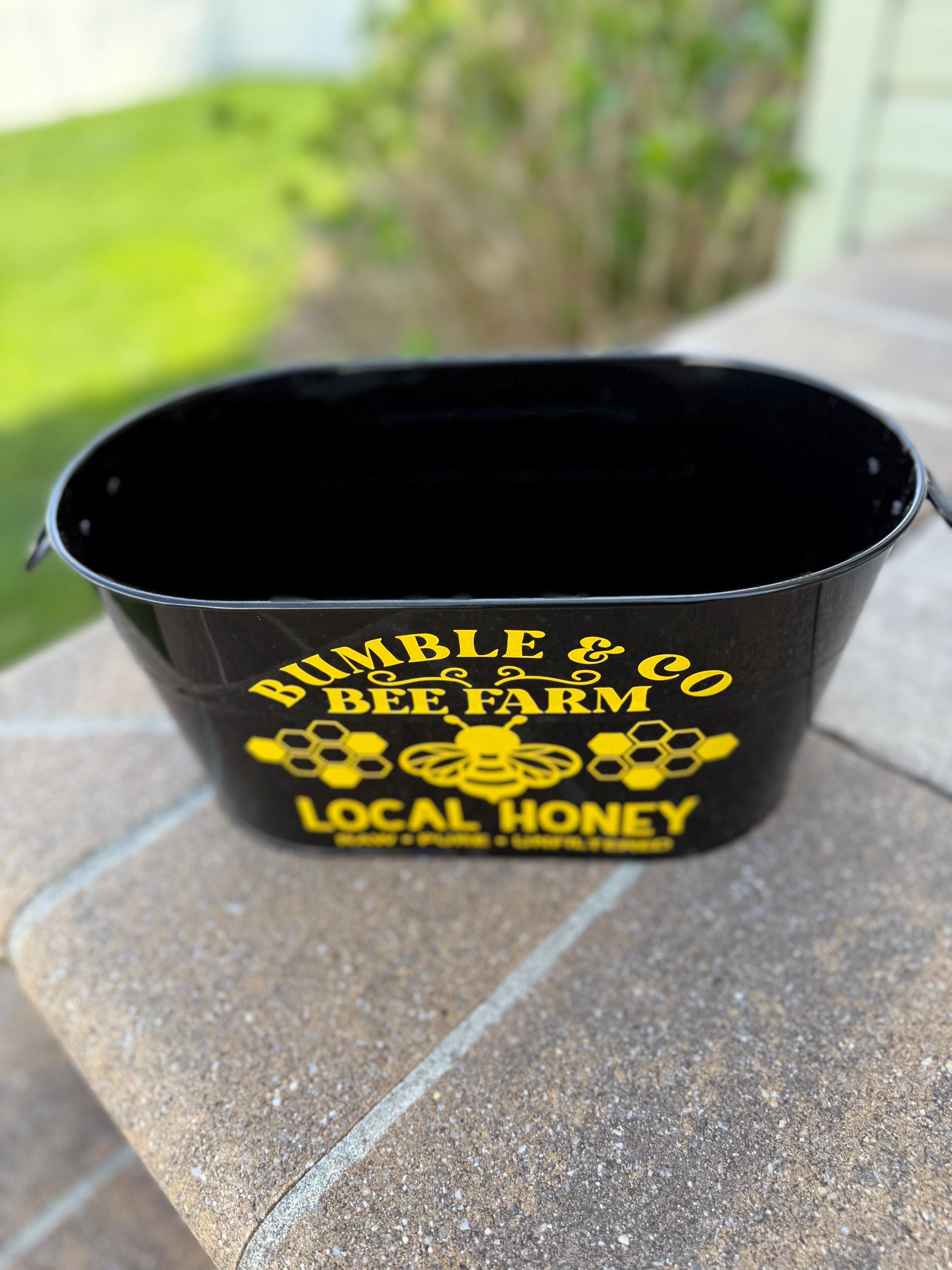 Bee Decor, Bumble Bee Tin, Farmhouse Decor, Planter, Bee Decor ...